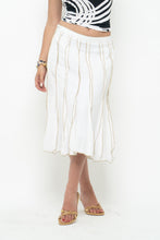 Load image into Gallery viewer, Vintage x CARTISE Cream, Beige Linen Cotton Maxi Skirt (M, L)