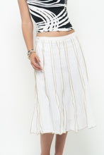 Load image into Gallery viewer, Vintage x CARTISE Cream, Beige Linen Cotton Maxi Skirt (M, L)