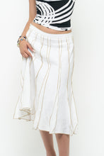 Load image into Gallery viewer, Vintage x CARTISE Cream, Beige Linen Cotton Maxi Skirt (M, L)