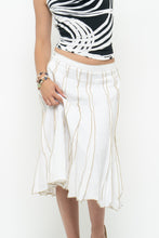 Load image into Gallery viewer, Vintage x CARTISE Cream, Beige Linen Cotton Maxi Skirt (M, L)