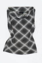 Load image into Gallery viewer, Vintage x Made in USA x Black, White Ilusion Tank (XS, S)