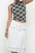 Load image into Gallery viewer, Vintage x Made in USA x Black, White Ilusion Tank (XS, S)