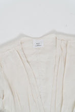 Load image into Gallery viewer, SHYANNE MIRABELLI x Made in AUS x Cotton, Linen Cream Crop Blouse (XS)
