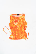 Load image into Gallery viewer, Vintage x Made in Canada x PRIMA DONNA Orange Tie-Dye Open-Back Tank (XS, S)