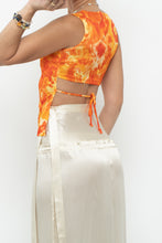 Load image into Gallery viewer, Vintage x Made in Canada x PRIMA DONNA Orange Tie-Dye Open-Back Tank (XS, S)