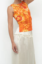 Load image into Gallery viewer, Vintage x Made in Canada x PRIMA DONNA Orange Tie-Dye Open-Back Tank (XS, S)