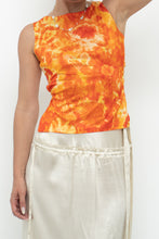 Load image into Gallery viewer, Vintage x Made in Canada x PRIMA DONNA Orange Tie-Dye Open-Back Tank (XS, S)