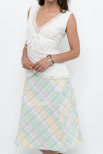 Load image into Gallery viewer, Vintage x White Lace Fitted Bow Tank (L)