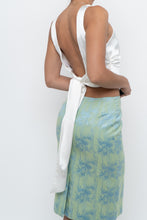 Load image into Gallery viewer, ZARA x White Satin Back-tie Crop (XS, S)
