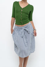Load image into Gallery viewer, Vintage x VERO MODA Green Knit Short Sleeve Cardigan (XS-M)