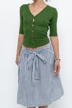 Load image into Gallery viewer, Vintage x VERO MODA Green Knit Short Sleeve Cardigan (XS-M)