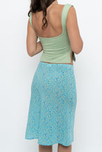 Load image into Gallery viewer, Modern x Light Green Fitted Crop Tank (XS)