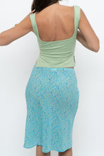 Load image into Gallery viewer, Modern x Light Green Fitted Crop Tank (XS)