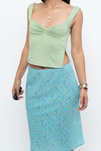 Load image into Gallery viewer, Modern x Light Green Fitted Crop Tank (XS)