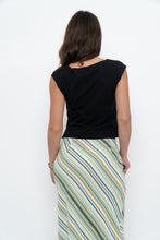 Load image into Gallery viewer, H&amp;M x Black Bow Crop Sleeveless Top (XS)