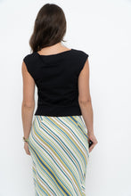 Load image into Gallery viewer, H&amp;M x Black Bow Crop Sleeveless Top (XS)