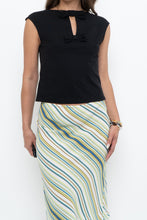 Load image into Gallery viewer, H&amp;M x Black Bow Crop Sleeveless Top (XS)