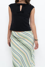 Load image into Gallery viewer, H&amp;M x Black Bow Crop Sleeveless Top (XS)