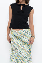 Load image into Gallery viewer, H&amp;M x Black Bow Crop Sleeveless Top (XS)
