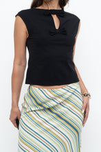 Load image into Gallery viewer, H&amp;M x Black Bow Crop Sleeveless Top (XS)