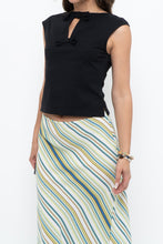 Load image into Gallery viewer, H&amp;M x Black Bow Crop Sleeveless Top (XS)