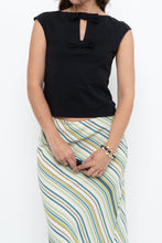 Load image into Gallery viewer, H&amp;M x Black Bow Crop Sleeveless Top (XS)