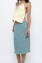 Load image into Gallery viewer, Vintage x HANDMADE Yellow Lace Open-Back Crop (XS-M)