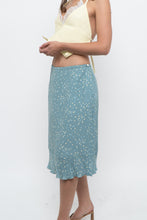 Load image into Gallery viewer, Vintage x Made in THAILAND x EDDIE BAUER Teal Floral Midi Skirt (S, M)