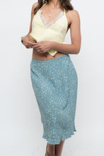 Load image into Gallery viewer, Vintage x Made in THAILAND x EDDIE BAUER Teal Floral Midi Skirt (S, M)