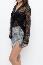 Load image into Gallery viewer, Vintage x LA VIE EN ROSE Black Lace Blouse (XS-M)