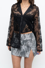 Load image into Gallery viewer, Vintage x LA VIE EN ROSE Black Lace Blouse (XS-M)
