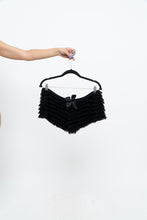 Load image into Gallery viewer, Vintage x LA PETITE COQUETTE Black Frilly Short (L)
