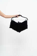 Load image into Gallery viewer, Vintage x LA PETITE COQUETTE Black Frilly Short (L)