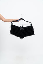 Load image into Gallery viewer, Vintage x LA PETITE COQUETTE Black Frilly Short (L)