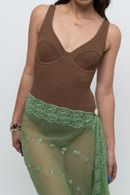 Load image into Gallery viewer, SOMERFIELD SWIM x Deeadstock Brown Textured Swim Suit (S)