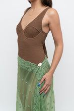 Load image into Gallery viewer, SOMERFIELD SWIM x Deeadstock Brown Textured Swim Suit (S)