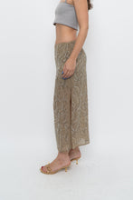 Load image into Gallery viewer, H&amp;M STUDIO x Olive Green Beaded Midi Skirt (S, M)
