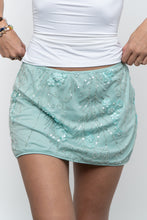 Load image into Gallery viewer, Modern x Teal Beaded Mini Skort (S, M)