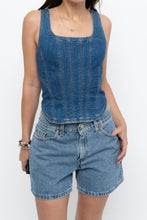 Load image into Gallery viewer, Vintage x Made in Mexico x LEVI’S Midwash Denim Short (S, M)