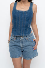 Load image into Gallery viewer, Vintage x Made in Mexico x LEVI’S Midwash Denim Short (S, M)