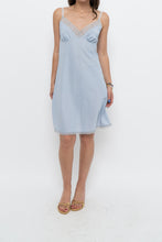 Load image into Gallery viewer, Vintage x Slate Blue Midi Slip Dress (S)