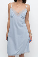 Load image into Gallery viewer, Vintage x Slate Blue Midi Slip Dress (S)