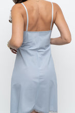 Load image into Gallery viewer, Vintage x Slate Blue Midi Slip Dress (S)