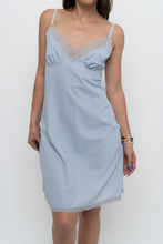 Load image into Gallery viewer, Vintage x Slate Blue Midi Slip Dress (S)