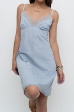 Load image into Gallery viewer, Vintage x Slate Blue Midi Slip Dress (S)