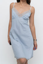 Load image into Gallery viewer, Vintage x Slate Blue Midi Slip Dress (S)