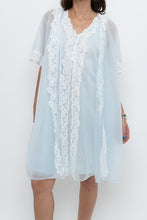 Load image into Gallery viewer, Vintage x Sheer Baby Blue Mesh Sleep Set (XS, S)