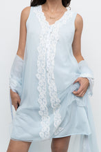Load image into Gallery viewer, Vintage x Sheer Baby Blue Mesh Sleep Set (XS, S)