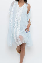 Load image into Gallery viewer, Vintage x Sheer Baby Blue Mesh Sleep Set (XS, S)