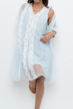 Load image into Gallery viewer, Vintage x Sheer Baby Blue Mesh Sleep Set (XS, S)
